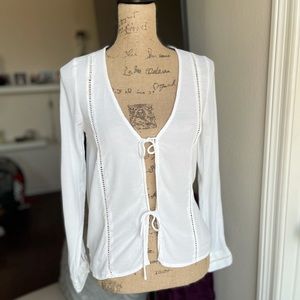 Tobi Tie-Front Blouse